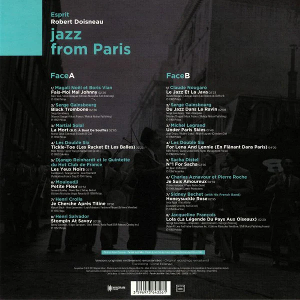 Various / Jazz From Paris - LP, Comp, RM, Blu (M/M) - Image 2