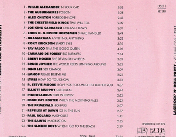 Various / Laserock'N'Roll Party / Volume One - CD, Comp (VG+/VG+) - Image 2