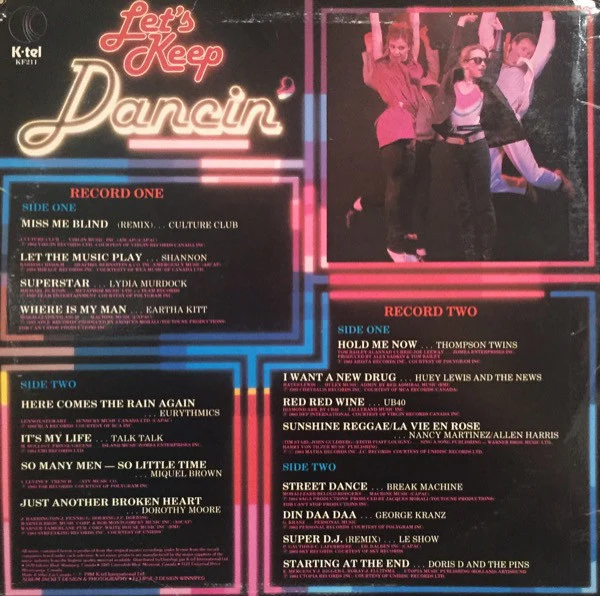 Various / Let's Keep Dancin' - 2xLP, Comp, P/Mixed (VG+/VG+) - Image 2