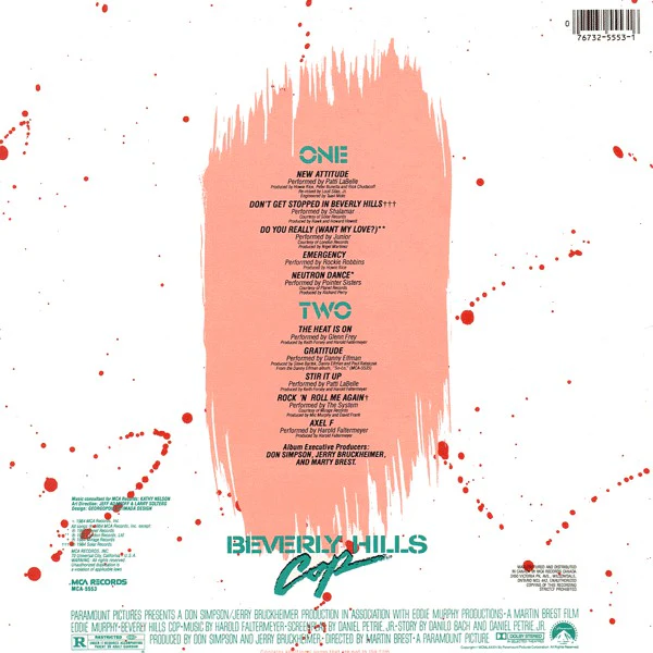 Various / Music From The Motion Picture Soundtrack - Beverly Hills Cop - LP, Album, Comp (VG+/VG+) - Image 2