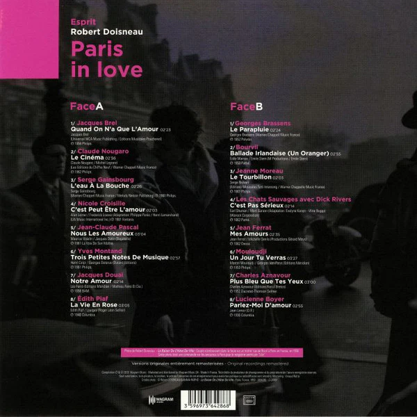 Various / Paris In Love - LP, Comp, RM, Pin (M/M) - Image 2