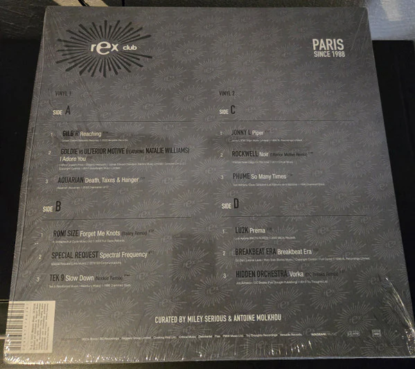 Various / Rex Club Presents Drum 'N' Bass - 2xLP, Comp (M/M) - Image 2
