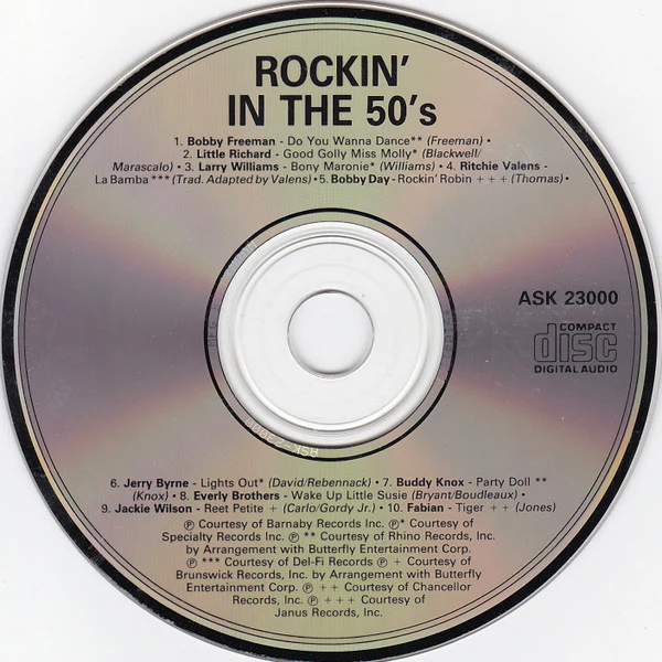Various / Rockin' In The 50's - CD, Comp (VG+/VG+) - Image 3