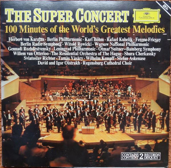 Various / The Super Concert (100 Minutes Of The World's Greatest Melodies) - 2xLP, Comp, RE (VG+/VG+)