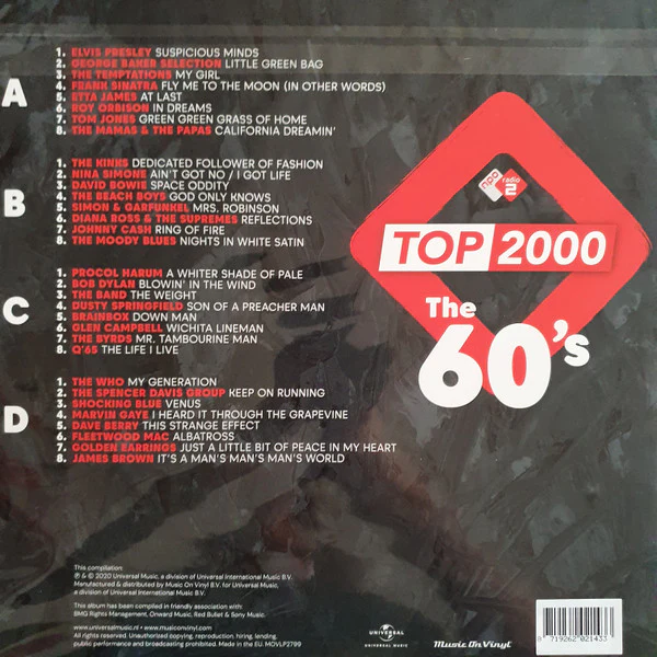 Various / Top 2000: The 60's - 2xLP, Comp (M/M) - Image 3