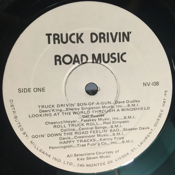 Various / Truck Drivin Road Music - LP, Comp (VG+/G+) - Image 3