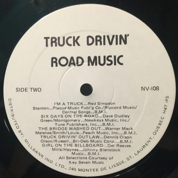 Various / Truck Drivin Road Music - LP, Comp (VG+/G+) - Image 4