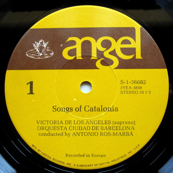 Victoria De Los Angeles / Songs Of Catalonia - LP, Album (VG+/VG+) - Image 4