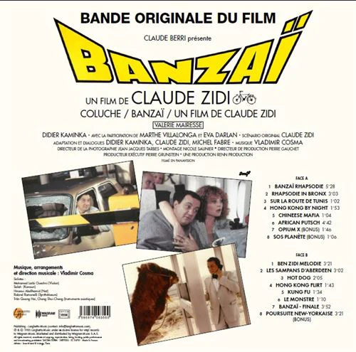 Vladimir Cosma / Banzaï (Bande Originale Du Film) - LP, Album, RE (M/M) - Image 2