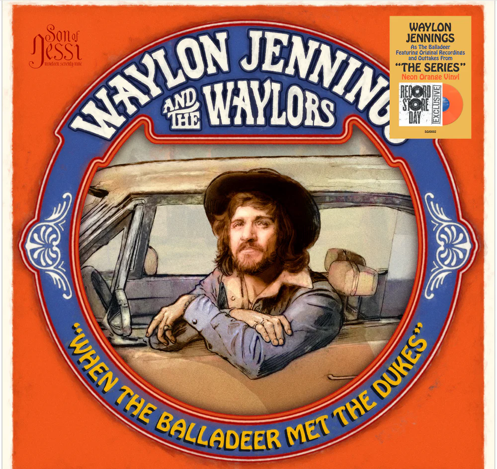 Waylon Jennings and the Waylors / The Balladeer meets the Dukes of Hazzard - LP ORANGE