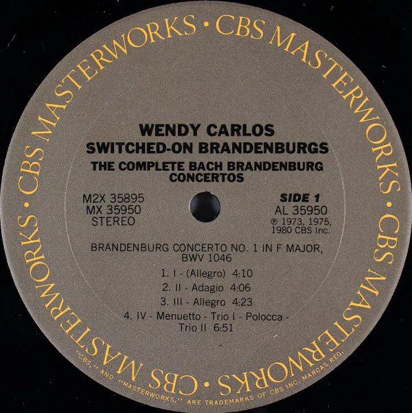Wendy Carlos / Switched-On Brandenburgs (The Complete Concertos) - 2xLP, Comp, Pit (VG+/VG+) - Image 5