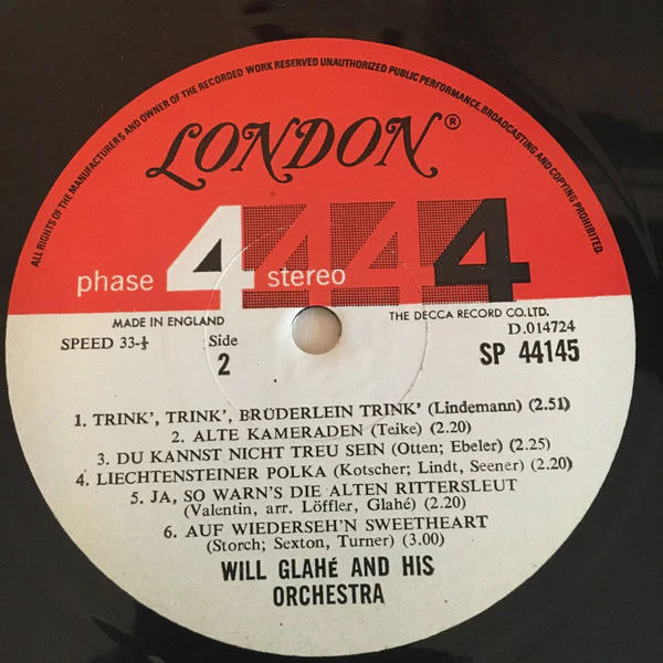 Will Glahé Und Sein Orchester / Oktoberfest! (Music And Sound Effects Of This Famous Festival) - LP (VG/VG) - Image 4